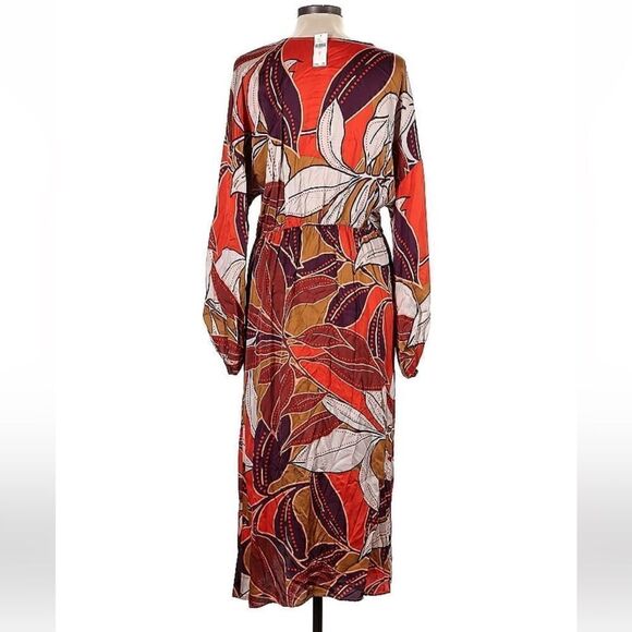 By Anthropologie printed wrap dress NWT - Picture 3 of 9